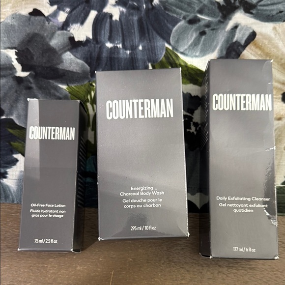 beautycounter Other - NIB - Men’s Counterman Body Wash, Exfoliating Cleanser and Face Lotion